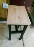 方凳钢木凳子不锈钢铁架小方凳学校餐厅椅子钢木椅子
