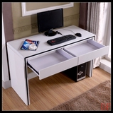简易写字台电脑桌台式家用 小户型写字桌白色办公桌书桌现代简约