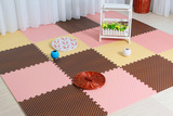 爬行拼接地毯卧室满铺地板垫子拼图地垫绒面加厚儿童泡沫垫