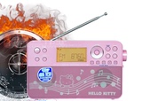 特价包邮 hellokitty KT-RA1便携式时尚短波数码收音机 迷你音响