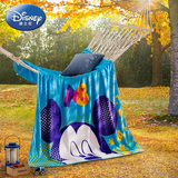 迪士尼罗莱 出品床上用品卡通盖毯毛毯绒毯子法兰绒毯
