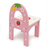 限量生日礼物 女孩草莓梳妆台凳子 木制儿童化妆台过家家玩具特价