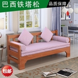 沙发床实木可折叠客厅两用多功能小户型沙发床欧式1.2 1.5 1.8米