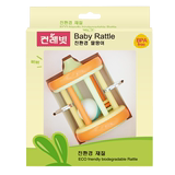 韩国进口 婴儿玩具 0-3个月 新生宝宝牙胶摇铃 早教益智玩具0-1岁
