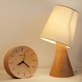 实木小夜灯创意温馨灯具本来设计 原木质装饰台灯卧室床头灯调光
