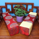 罗汉床古典扶手方枕圆枕抱枕腰枕长方形靠枕含芯中式红木沙发坐垫