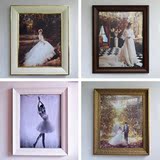 挂墙制作欧式结婚照片框艺术照片宝冲印放大相片影楼宝相框儿童照