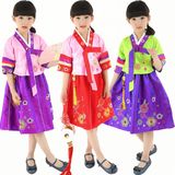儿童韩传统服女童装朝鲜族舞蹈服少数民族演出表演服装大长今摄影