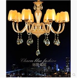 欧式客厅灯奢华LED吊灯现代时尚水晶灯餐厅灯卧室灯简约家装灯具