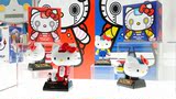正版Hello Kitty 吉蒂猫超合金变身变形金刚摆件手办玩具日本代购