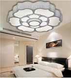 客厅卧室吸顶灯LED无极调光圆形莲花大厅灯具现代简约大气异形灯