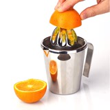 手动榨汁器橙汁压汁碗 304不锈钢压榨器机宝定辅食果汁榨汁碗包邮