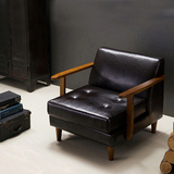 日式小户型实木布艺沙发椅 宜家时尚创意单人双人三人客厅布沙发