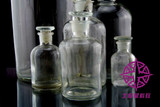 优质/玻璃细口瓶 125ml 透明/玻璃瓶密封磨砂 化学试剂瓶 白小口