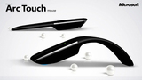 微软ARC TOUCH Surface版 PRO3蓝牙4.0鼠标 无线磨砂折叠原装鼠标