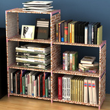 现代简约简易时尚创意多功能学生落地桌面自由组合书架书柜置物架