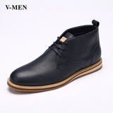 VMEN 威曼 V-MEN 新款 男鞋 中高帮鞋 专柜正品 沙漠靴444903353