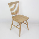 温莎椅 创意简约休闲椅实木橡木北欧风格餐椅 餐厅酒店设计师椅子