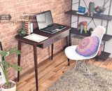 北欧宜家单人小型电脑桌办公桌纯实木简约卧室书桌