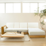 日式多功能可拆洗布艺沙发床组合两用贵妃位转角抽屉客厅三人沙发