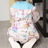 q婴幼儿童女童春装外套0123岁女宝宝呢子公主加绒薄款风衣外套