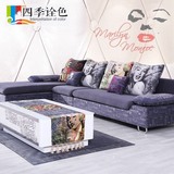 个性创意布艺沙发可拆洗小户型客厅整装简约现代组合转角双人贵妃