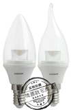 OSRAM欧司朗星亮led灯泡E14水晶灯蜡烛灯节能灯灯泡3.3W3.6W4.5W