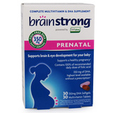 美国Life's DHA海藻油孕妇哺乳期Brainstrong维生素叶酸 1个月量