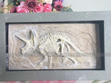 匹诺考古玩具恐龙浮雕版挖掘化石骨架拼装模型手工创意儿童礼物