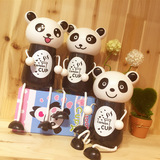 韩国卡通迷你熊猫可爱不锈钢保温水杯儿童创意保温水壶女士情侣杯