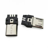 MICRO插头 迷你USB公头 MICRO 5P  焊线式（20个)