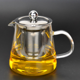 防爆裂加厚耐热玻璃花茶壶功夫茶具不锈钢过滤泡茶杯红茶茶器