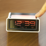 带日历时间台灯云厨房定时微型手表带闹钟学生时钟电子钟闹钟闹表