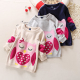 女宝宝毛衣打底衫0-1-2-3岁女童毛线衣中长款A字版婴儿毛衣打底衫