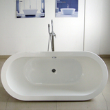 1.5米1.7米正品亚克力嵌入式镶嵌式简易成人椭圆保温普通浴缸浴盆