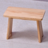 包邮实木换鞋凳白色凳子田园风格长凳松木多功能时尚凳长凳子定做