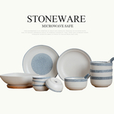 餐具套装日式碗碟套装韩式创意餐具套装碗盘家用简约陶瓷餐具