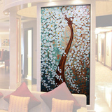 玛雅拼图幸福树发财树剪画玻璃马赛克拼图客厅玄关剪画背景墙瓷砖