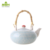 MWH曼好家陶瓷餐具-洛比托茶具系列三件套茶杯茶壶两人家用套餐