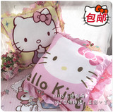 Hello Kitty纯棉斜纹床品可爱抱枕靠枕大枕头含芯儿童枕头糖果枕