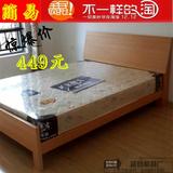 特价家具 板式实木双人/单人床 1.2/1.5/1.8米床铺 便宜出租房床