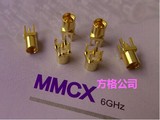 MMCX 插板座子  PCB电路板焊接型母头  MMCX连接头 母座直头180度