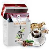 印尼原装进口火船麝香猫 猫屎咖啡 不含蔗糖挂耳速溶咖啡黑咖啡