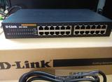 D-Link dlink DES-1024A 24口交换机桌面式百兆非网管 铁壳 正品