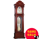 霸王落地钟客厅实木欧式创意复古机械座钟进口赫姆勒现代时尚立钟