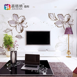 嘉格纳壁画 电视背景墙墙纸客厅简约温馨卧室3d立体无缝大型壁画
