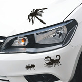 蜘蛛 蚂蚁 蝎子划痕贴 防擦痕 个性汽车贴纸 随意贴车尾贴