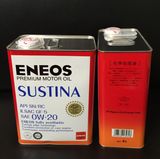 日本代购直邮 新日石ENEOS SUSTINA 发动机油 SN /GF5 0W-20 4L