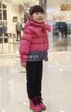 韩国原单冬季可丽鼠女童中大童加厚短款棉衣