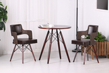 酒吧餐椅 休闲简约时尚欧式餐椅 皮革椅子 伊姆斯椅子 实木创意